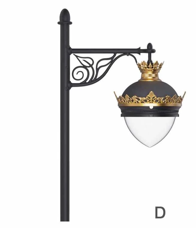 Ulkoinen Led-pylväsvalaisin Puutarha IP65 Polkuvalo